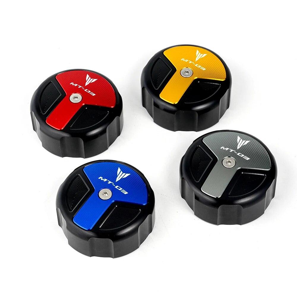 Motorcycle Accessories Front Rear Brake Fluid Reservoir Cap Cover For YAMAHA MT03 MT-03 Mt03 2015-   2018 2017 2016
