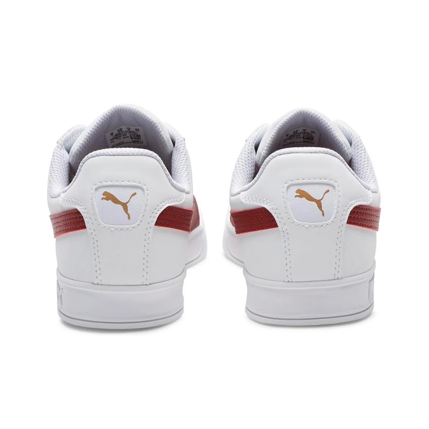 Puma Smash Vulc Casual Low-Top Sneakers Unisex Sneakers White Red 359622-22
