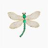 Charm Retro Dragonfly Brooch Exquisite Creative Pin Korean Edition Luxury Jewelry Accessories Party Birthday Festival Gift Trend