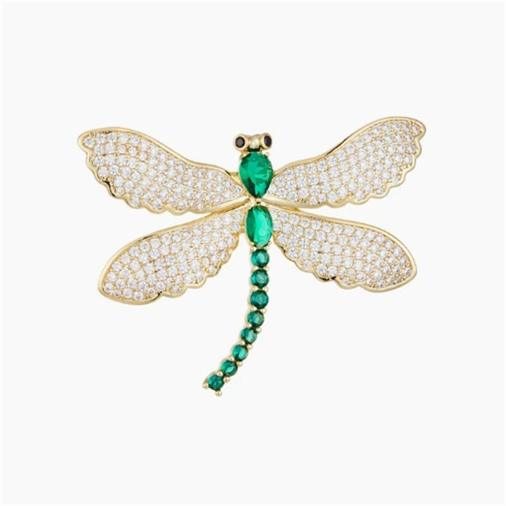 Charm Retro Dragonfly Brooch Exquisite Creative Pin Korean Edition Luxury Jewelry Accessories Party Birthday Festival Gift Trend