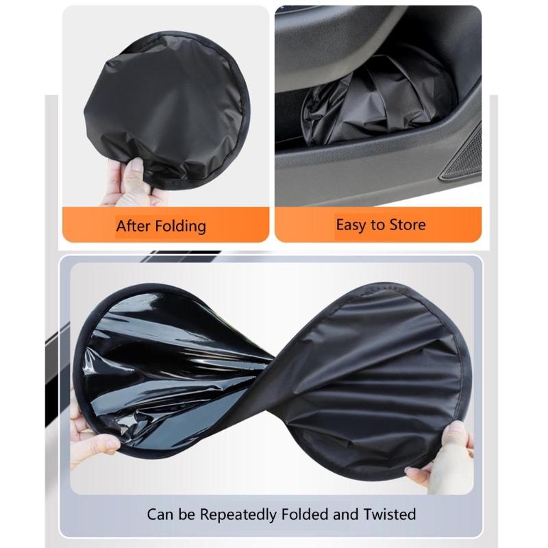 Easy Installation Magnetic For Car Side Window Sun Blocking Oxford Privacy Curtains