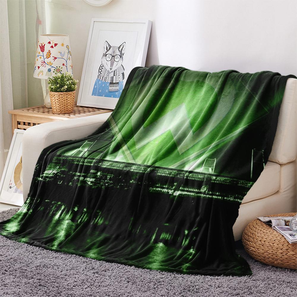 1pc Bremen Germany Print Flannel Blanket, High Quality Comfortable for All Seasons, Home Decor, Warmth and Comfort, Perfect for Christmas Gifts20