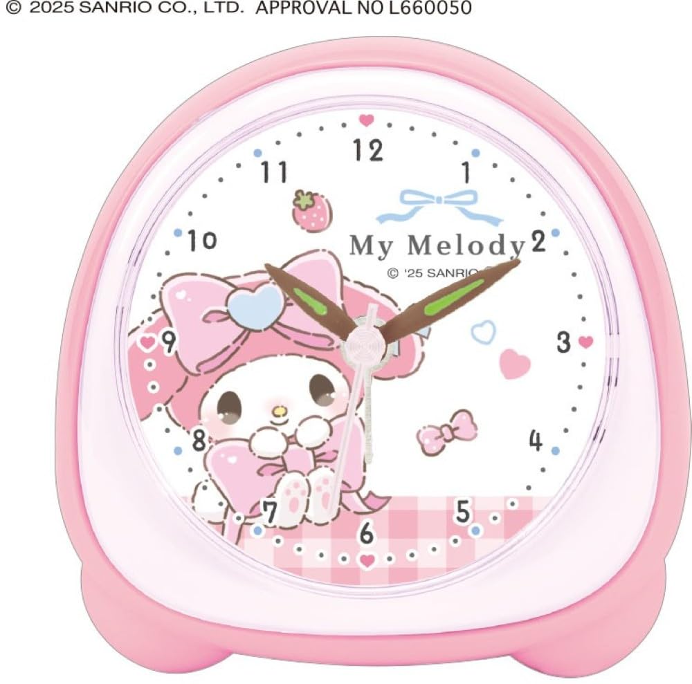Sanrio My Melody Mini Light Clock Runrun Ribbon -