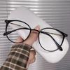 Anti Blue Eyeglasses Korean Retro Round Anti Radiation Glasses Metal Frame Eyeglasses For Women/Men
