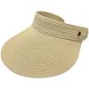 Straw Big Eaves Hat Spring and Summer Anti-ultraviolet Sunshade Empty Top Hat Children Internet Celebrity Versatile No Top Hat