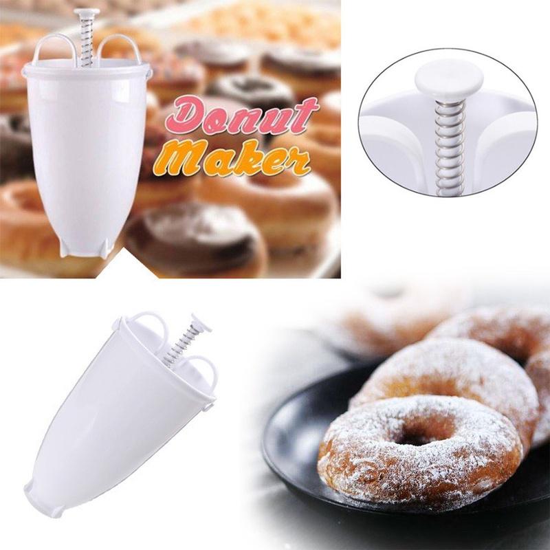 Donut maker plastic doughnut maker machine mold DIY tool kitchen pastry making bakeware
