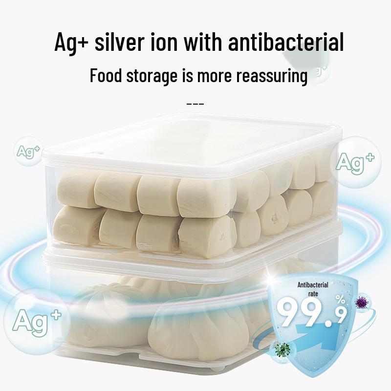 Large Capacity Fresh-Keeping Storage Box for Steamed Buns and Dumplings