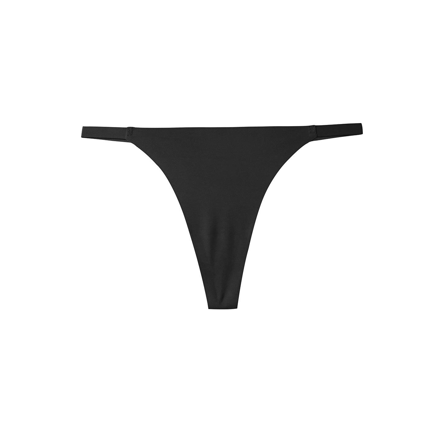 Women s Ice Silk Seamless Low-Waist Thong Underwear