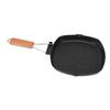 Frying Pan Outdoor Household Folding Beech Handle Energy Saving Non Stick Stripes Steak Special Pan