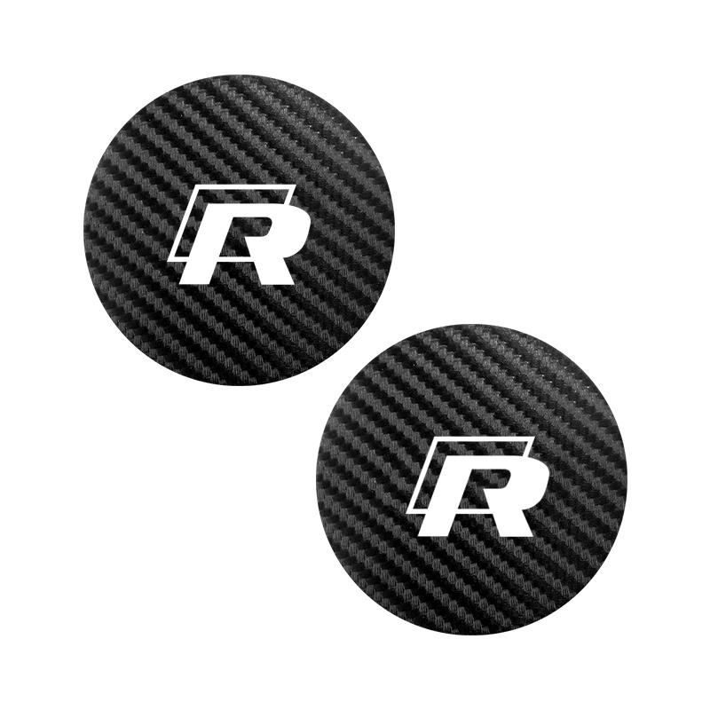 For VOLKSWAGEN VW 2PCS Car Waterproof Coaster Non Slip Water Cup Pad Mat For Volkswagen GOLF 5 Tiguan Polo Golf 6 Golf 7 Jetta A