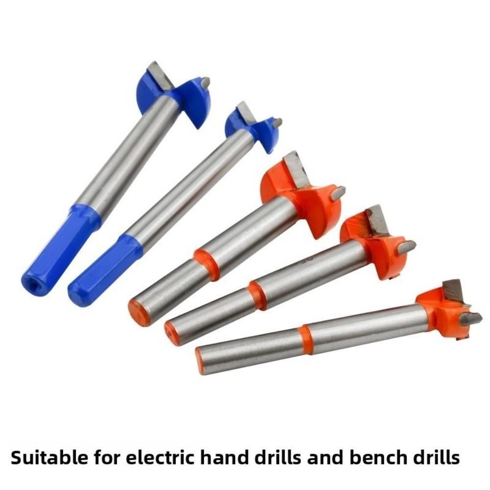 5pcs Set Adjustable Size Punching Hole Opener 15-35mm Carbide Drill Bits Set  Carpentry Work