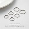 S999 Sterling Silver Women's Hoop Earrings: High-End Cartilage Studs, Comfortable for Sleeping, Ideal for Piercings.