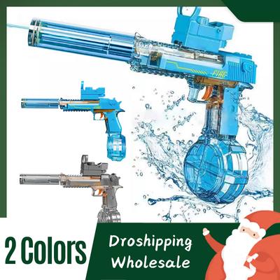 Summer Toys Desert Eagle Water Gun Full Automatic Electric Shooting Water Gun Toy Children Outdoor Beach Fight Toy Boy Girl Gift