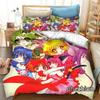 3D Anime Tokyo Mew Bettwäsche-Set Bedrucktes Bettwäsche-Set Mit Kissenbezug Bettdeckenbezug Weich Einzel Doppel Queen Super King Größe Schlafzimmer