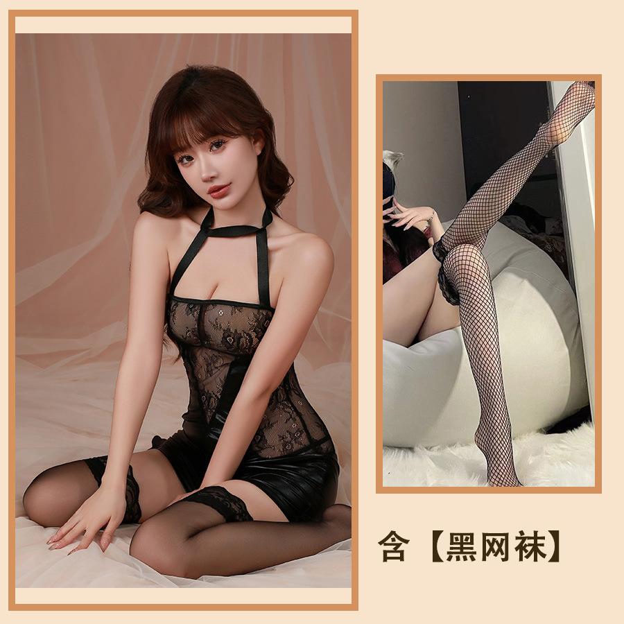 Sex Clothes Deadly Rose Full Body Hip Skirt Naked Back Sexy Sultry Suit Lace Onesie Tight