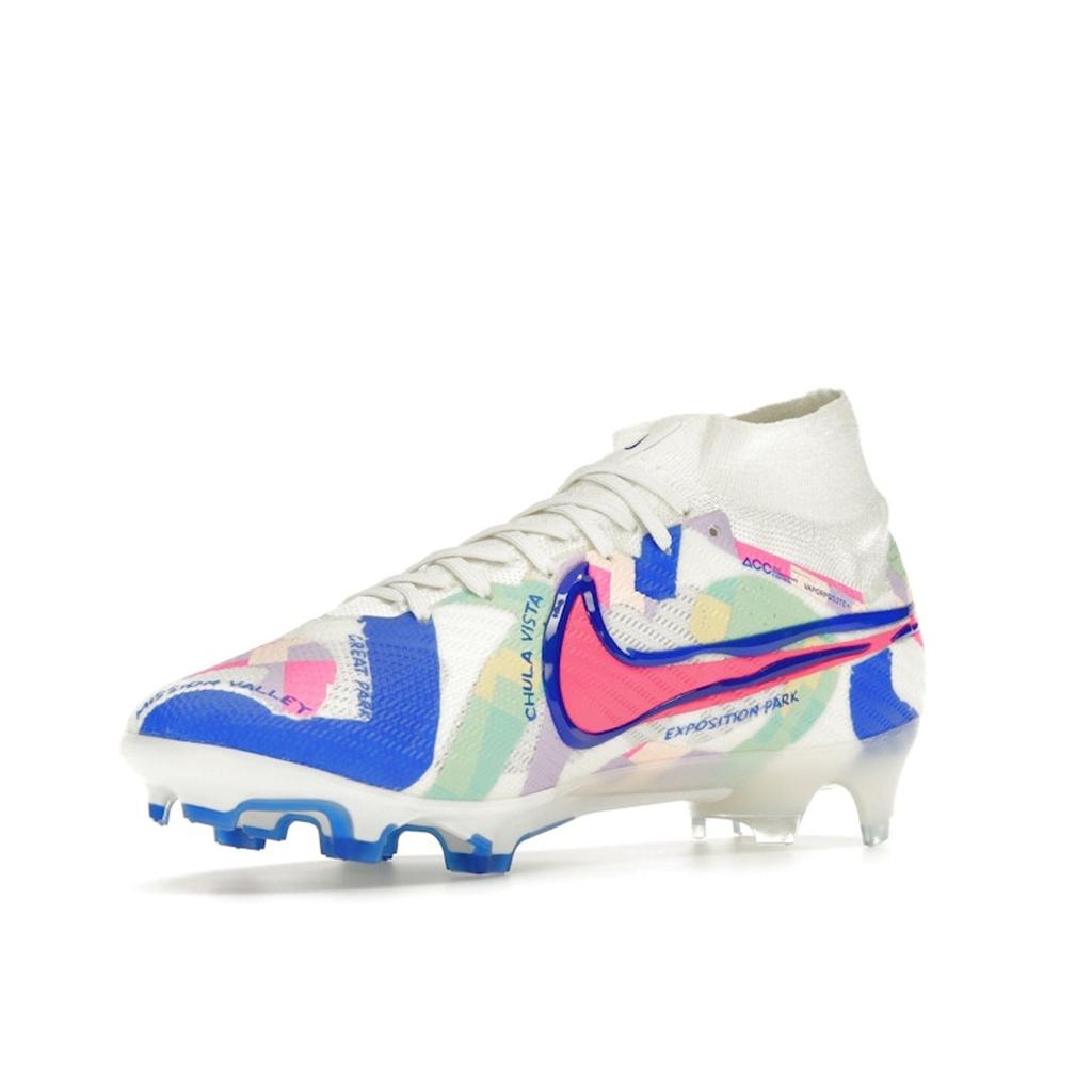 Nike Zoom Mercurial Superfly 9 Elite SE FG SoCal Pack Men Sneakers Cream Sail Racer-Blue FZ8372-100