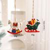 And Snowman Santa Christmas Resin Decor Figures Pendant For Celebration Holiday