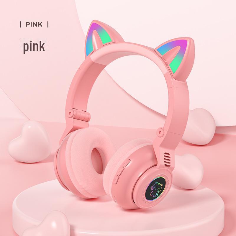 

Очаровательная Bluetooth-гарнитура с кошачьими ушками: Беспроводные, совместимые с Android и Apple, идеально подходят для спорта и игр. STN26