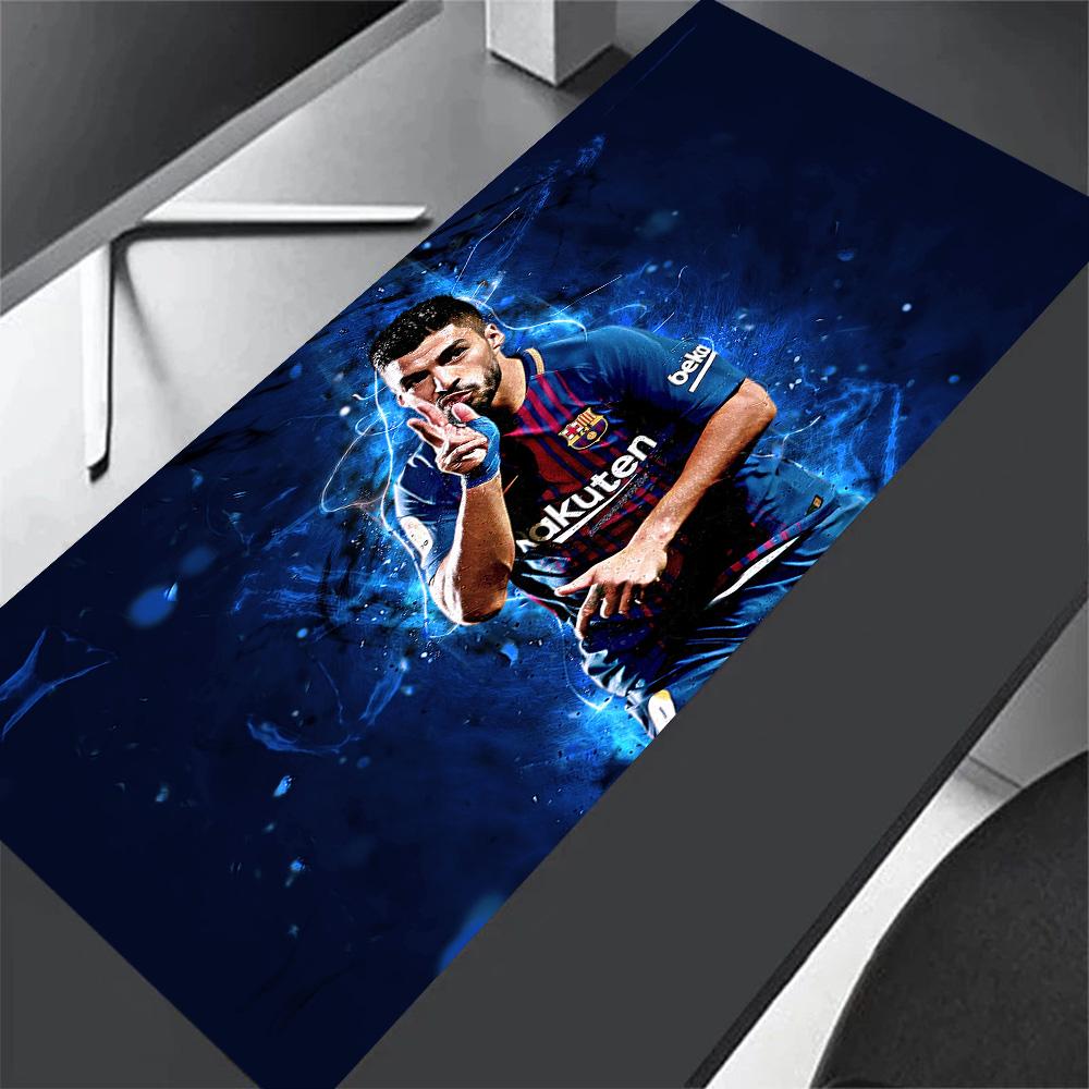 Barcelona Player Celebration Gaming Mouse Pad Gamer Mousepad Computer Desk Mat Non-Slip Rubber Base Computer Decor Item Office Use