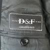 DALTON & FORSYTHE Luigi Botto Fabric 3 Button Suit Set Men L A6 Black Wool(USED)