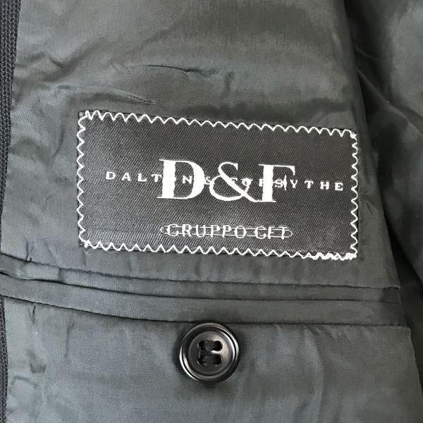 DALTON & FORSYTHE Luigi Botto Fabric 3 Button Suit Set Men L A6 Black Wool(USED)