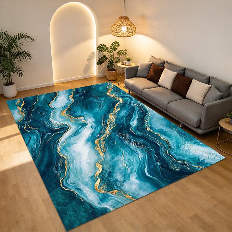 Marble Texture Living Room Nonslip Area Rug Soft Carpet For Bedroom Game Playroom Sofa Office Home Decor Doormat Christmas Gift C9302857