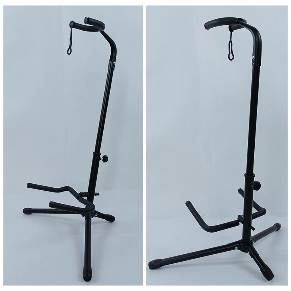 Steel Instrument Display Stand Folding Guitar Support Sturdy Vertical Guitar Rack  Electric Guitar