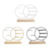 Practical Metal Rack Elegant Jewelry Organizer Accessories Display Stand for Women Girls Jewellery Storage Shelf