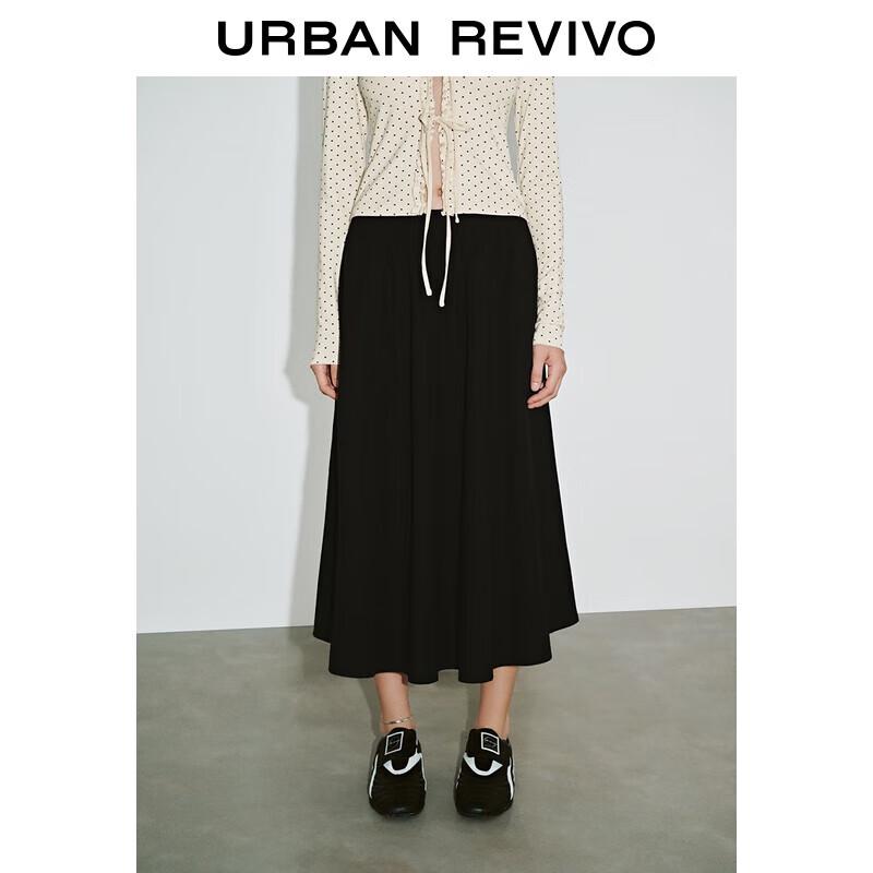 UR 2025 Autumn Women s Loose A-Line Midi Skirt M