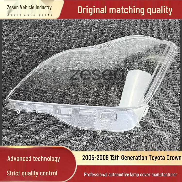 

Durable Transparent Headlight Cover for 2005-2009 Toyota Crown 12th Gen Original Durable Passenger