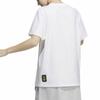 Adidas Cartoon Robot Print Crew Neck Short Sleeve T-Shirt Women Tops White IU4753