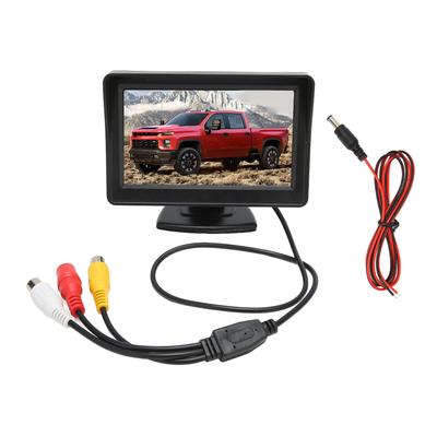 4,3palcový LCD monitor pro couvání DC 12V Otočný displej zpětného zrcátka pro auto nákladní vozidlo