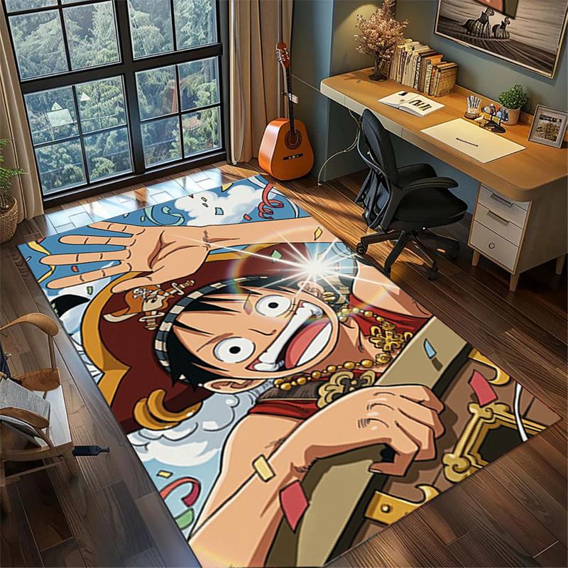 

ONE PIECE Washable Carpet Non Slip Large Area Rug Floor Mat Bedroom Gamer Room Decor kwq23 60x90cm