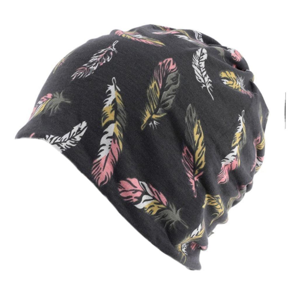 Fashion Bohemia Floral Print Turban Casual Spring Wind Cotton Hat Bandana Chemotherapy Hat Women National