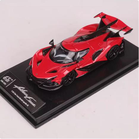 Diecast Scale SmallcarsART 1: 64 Apollo Intensa Emozione IE Alloy Car Model Metal Simulation Vehicle Ornament Gifts Display