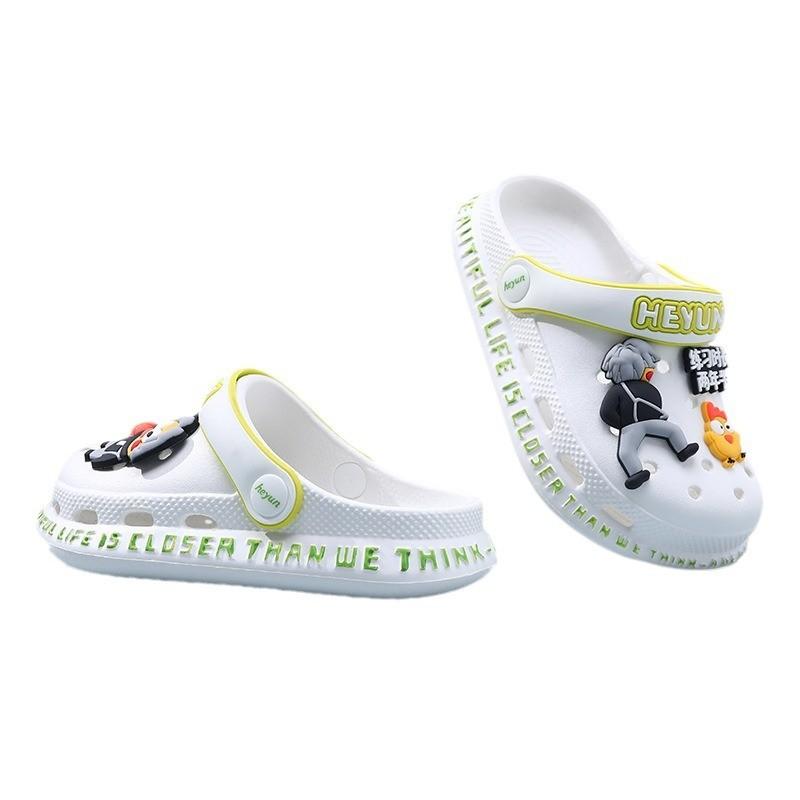 Stylish Eva Lightweight Kids Summer Slipon Sandals With Antislip Soft Sole For Boys
