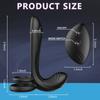 Vibrating Cock Ring Remote Control Dual Penis Ring for Men Couple with Vibrating G-spot and Clitor Simulator 3 in 1 Vibrator