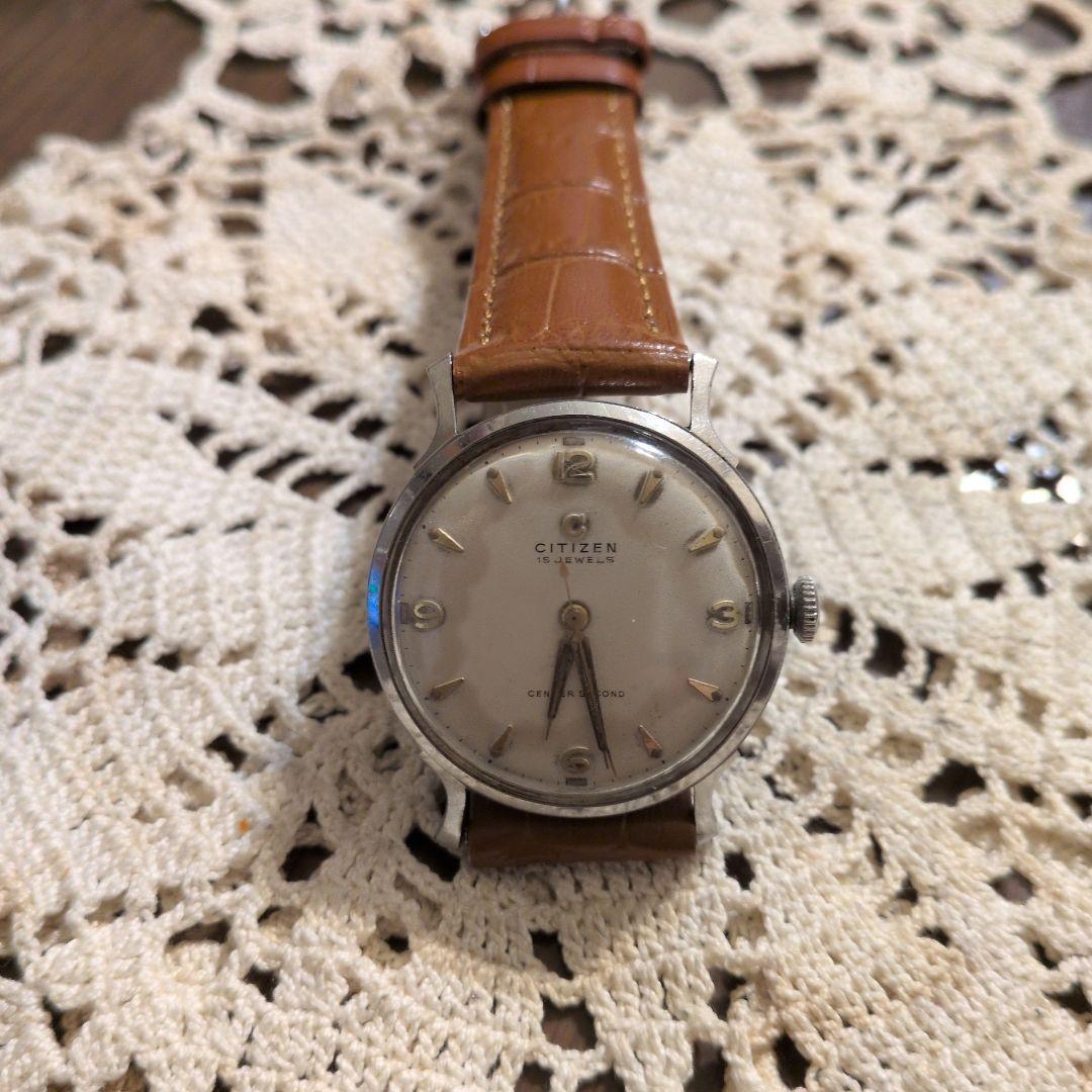 Used CITIZEN center second manual winding