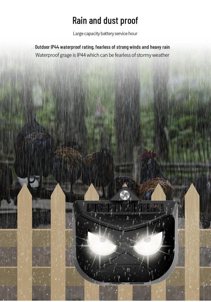In-stock Multi-Functional Solar Ultrasonic Animal Repeller: Effective for Rats, Birds, Cats, and Dogs