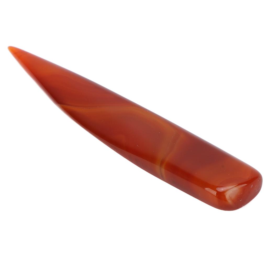 Kırmızı Akik Polisaj Bıçağı Profesyonel El Takı Polisajı Takı Parlatma Aracı Altın Gümüş Bakır İçin