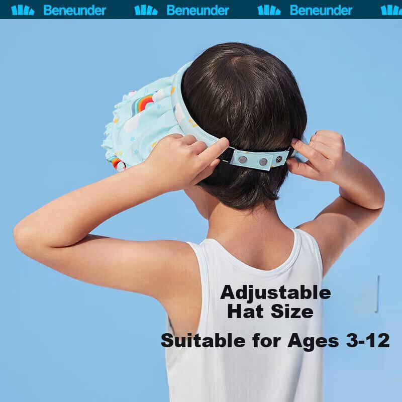 Beneunder Children's Sun Protection Hat, Sun Visor Cap, Sun Hat for Boys And Girls, Open-Top Hat, Children's Shell Hat