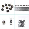 100pcs Black Color Acrylic Letter Beads A-Z Round Flat Alphabet Spacer Bead for Jewelry Making DIY Bracelet Necklace Charms