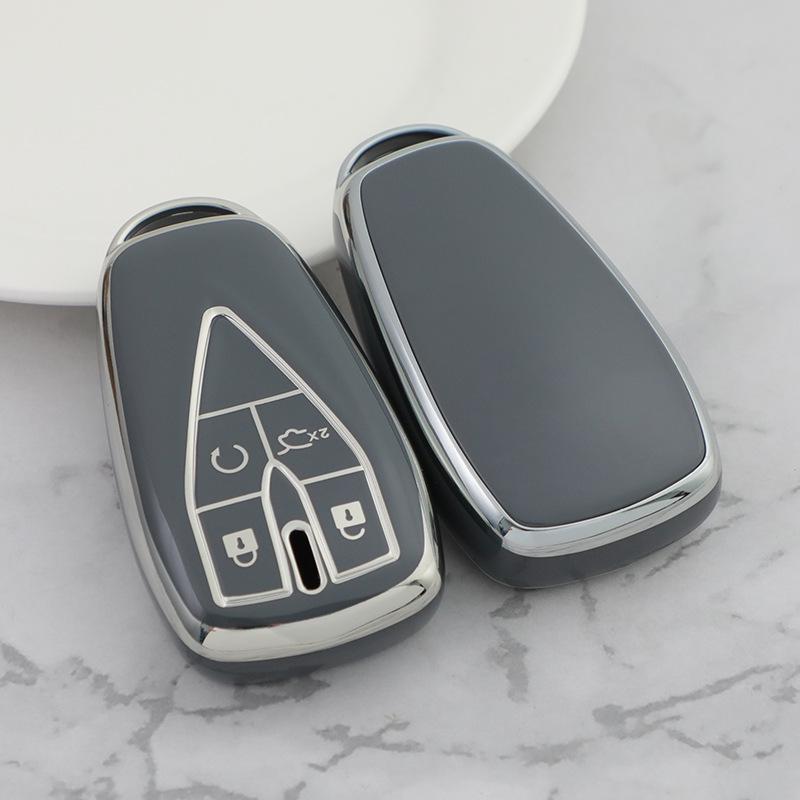 Changan 4-Button Key Case for 2023 Models: CS75 Plus, CS55, Yidong, CS35, Oshan X7