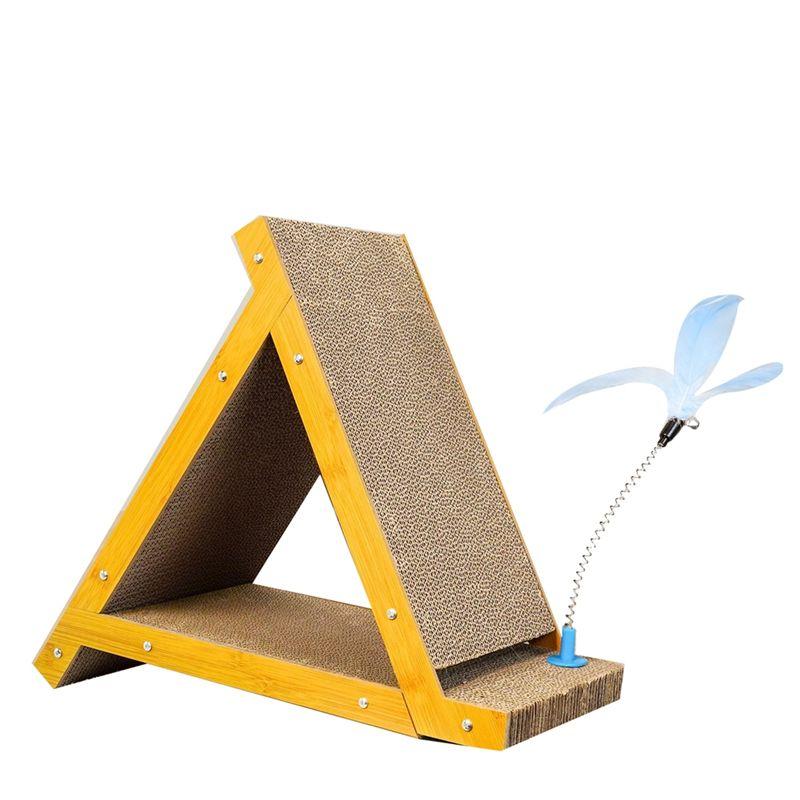Practical-Cat Scratcher, Cat Scratching Post, Cat Scratching Board, Sturdy Cat For Indoor Cats, 6 Sides Available коричневый