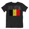 T-shirt Bandiera Belgio Moda Paese Souvenir Regalo Maglietta Logo Orgoglio