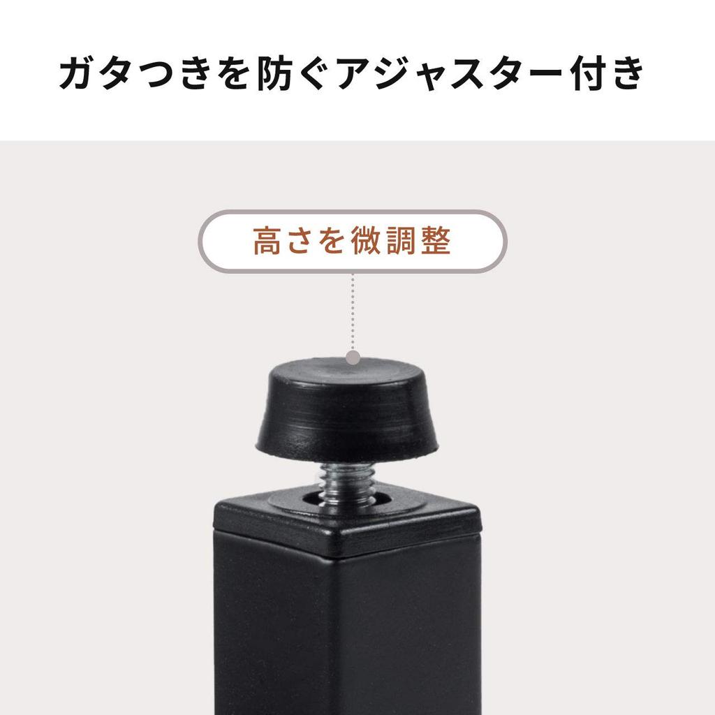 Sanwa Direct Monitor Stand, 58.5cm Wide X 20cm Deep X 8cm High, Wood Grain Finish, with Keyboard Storage, 100-MR167
