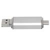 U Disk 3-in-1 Aluminiumlegierung HighSpeed Silber USB3.0 Flash Disk für Mobiltelefone Computer(256 GB )
