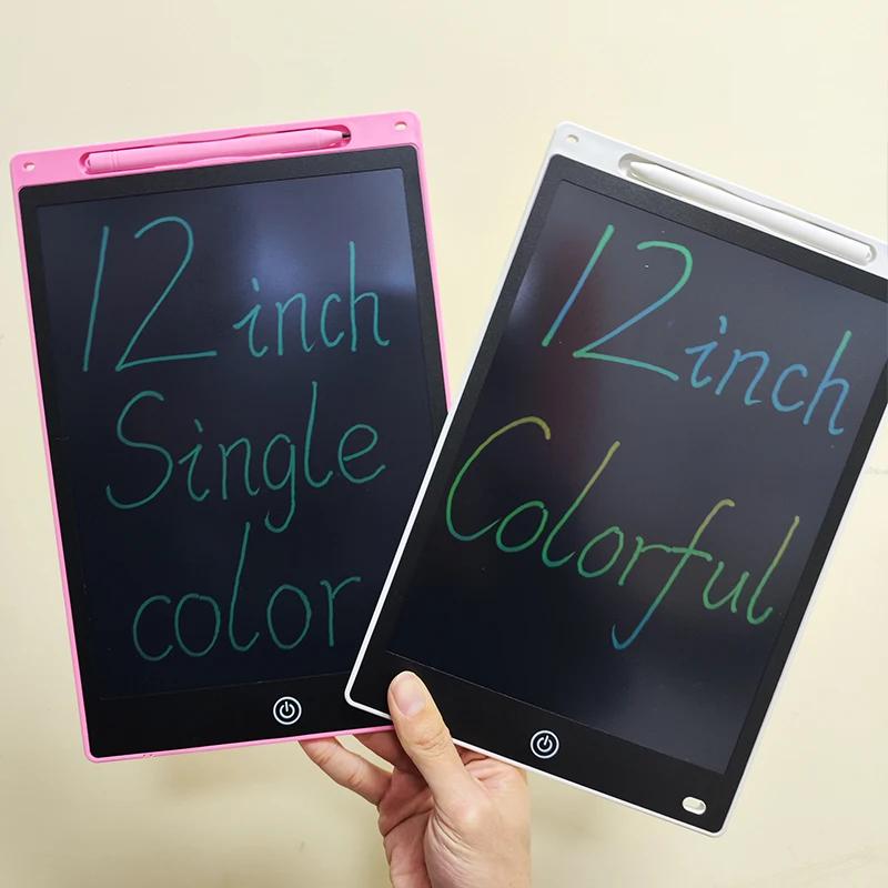 10/12/Inch Colourful Lcd Writing Tablet Drawing Board Kid Graffiti Sketchpad Toys Handwriting Blackboard Drawing Board Kids Toys