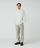 Snow Peak Organic Cotton Mercerized Long Sleeve Cut and and White T-Shirt SW-25AU010, Sew, Men's Women's, XL,