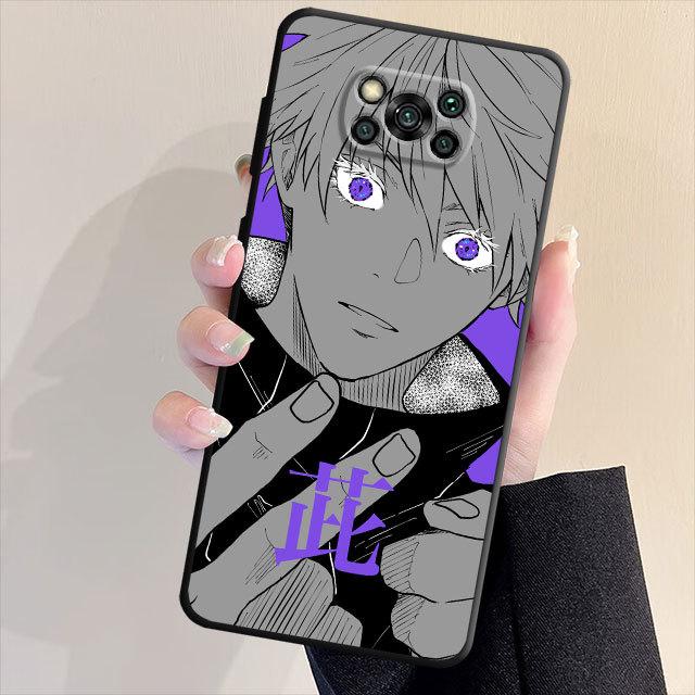 Silikon Handyhülle für Samsung Galaxy S23 S22 S20 S21 Note 20 Ultra 10 Plus 8 9 Niedliche Cartoon Jujutsu Kaisen Hüllen Taschenhülle